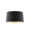 RENDL shades, shade bases, pendent sets ASPRO 55/30 shade Polycotton black/copper foil max. 23W R11482 1