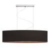 RENDL shades, shade bases, pendent sets CASUAL 90/22 shade Polycotton black/copper foil max. 23W R11485 2