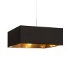 RENDL shades, shade bases, pendent sets TEMPO 50/19 shade Polycotton black/copper foil max. 23W R11488 3