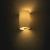RENDL nástěnná lampa RON W 15/25 nástěnná Polycotton bílá/bílé PVC 230V LED E27 15W R11492 3