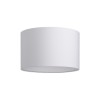 RENDL lampeskærme, tilbehør, baser, pendel sæt RON 40/25 skærm Polycotton hvid/hvid PVC max. 23W R11493 1