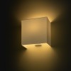 RENDL lampa de perete LOPE W 25/14 de perete poligot alb/alb PVC 230V LED E27 15W R11504 2