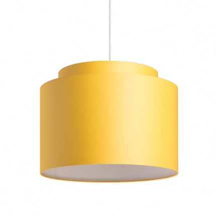 RENDL lampeskærme, tilbehør, baser, pendel sæt DOUBLE 40/30 skærm Chintz abrikos/hvid PVC max. 23W R11507 1