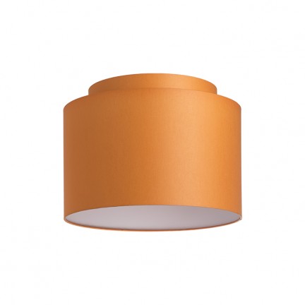 RENDL Lampenschirme und Zubehör DOUBLE 40/30 Lampenschirm Chintz Orange/weißes PVC max. 23W R11515 1