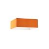 RENDL lampeskærme, tilbehør, baser, pendel sæt TEMPO 50/19 skærm Chintz orange/hvid PVC max. 23W R11523 1