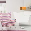 RENDL TEMPO 30/19 abat-jour Chintz orange/PVC blanc max. 23W R11524 7