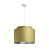 RENDL lámpabúra DOUBLE 40/30 lámpabúra Chintz oliva/ezüst fólia max. 23W R11535 2
