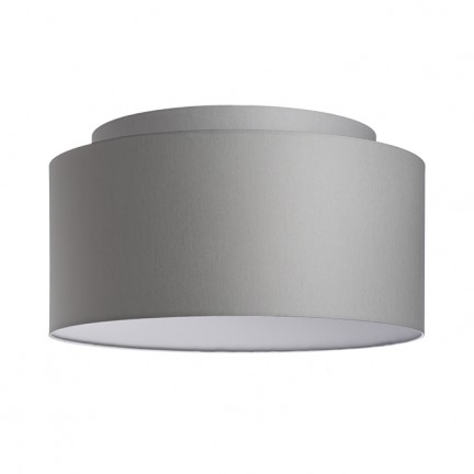 RENDL abajururi pentru lampă DOUBLE 55/30 abajur Chintz gri deschis/alb PVC max. 23W R11554 1