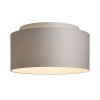 RENDL lampenkappen DOUBLE 55/30 lampenkap Chintz licht grijs/Witte PVC max. 23W R11554 2