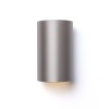 RENDL Zidna svjetiljka RON W 15/25 zidna Monaco golubije siva/srebrni PVC 230V LED E27 15W R11586 2
