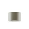 RENDL lampeskærme, tilbehør, baser, pendel sæt RON 40/25 skærm Monaco duegrå/sølv PVC max. 23W R11587 1