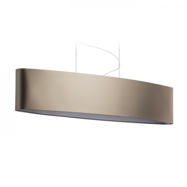 RENDL lampeskærme, tilbehør, baser, pendel sæt CASUAL 120/25 skærm Monaco duegrå/sølv PVC max. 23W R11593 1