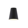 RENDL lámpabúra CONNY 25/30 asztali lámpaernyő Polycotton fekete/arany fólia max. 23W R11597 1
