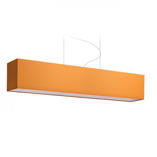 RENDL lampeskærme, tilbehør, baser, pendel sæt LOPE 120/22 skærm Chintz orange/hvid PVC max. 23W R11616 1