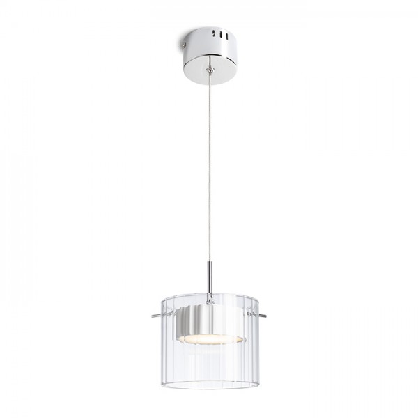 RENDL Viseća rasvjeta ESTRA I viseća bijela prozirno staklo 230V LED 5W 3000K R11679 1