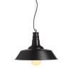 RENDL lámpara colgante GOLDIE 36 colgante negro/blanco 230V LED E27 30W R11688 3