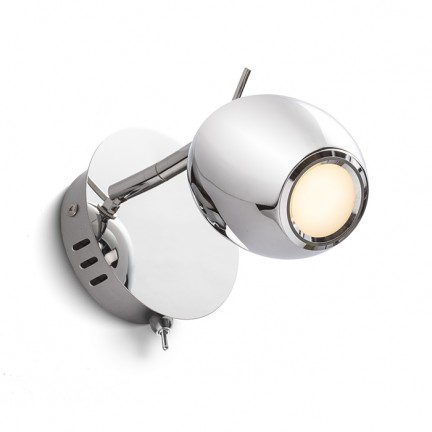 RENDL MOKO zidna krom 230V LED 3W 3000K R11697 1