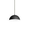 RENDL lámpara colgante MONROE 30 colgante negro mate/blanco 230V LED E27 11W R11700 2