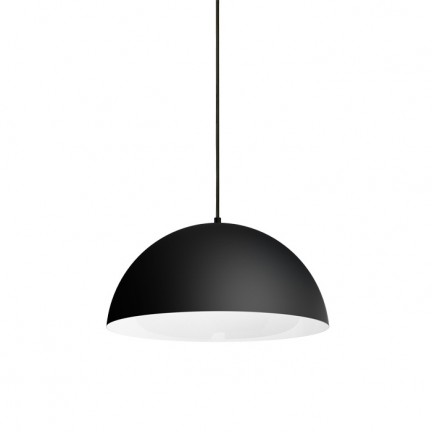 RENDL lampada a sospensione MONROE 40 a sospensione nero opaco/bianco 230V LED E27 30W R11701 1