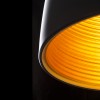 RENDL hanglamp CARISSIMA 30 hanglamp mat zwart/goudgeel 230V E27 42W R11705 7