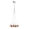 RENDL pendant ASTRAL pendant copper-tinted glass/clear glass 230V/12V G4 10x20W R11706 2