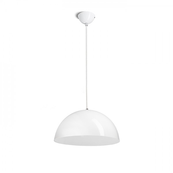 RENDL lámpara colgante MONROE 40 colgante blanco brillante/blanco 230V LED E27 30W R11707 1