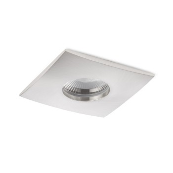 RENDL recessed light WATERBOY SQ matt nickel 230V LED 10W 40° IP65 3000K R11729 3