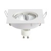 RENDL verzonken lamp TOPIC SQ verstelbare lamp mat wit 230V GU10 50W R11745 3
