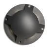 RENDL luminaria de exterior TOPTOP IV suelo gris antracita 230V LED 4x1W IP67 3000K R11751 4