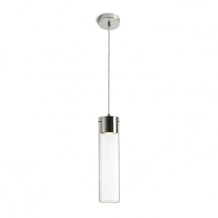 RENDL lámpara colgante GARNISH colgante vidrio transparente/cromo 230V GU10 9W R11756 1