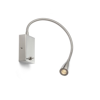 RENDL bodové světlo POINT nástěnná matný nikl 230V LED 3W 40° 3000K R11758 3