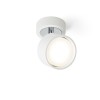 RENDL spot PIXIE inclinable blanc chrome 230V LED GX53 7W R11772 7