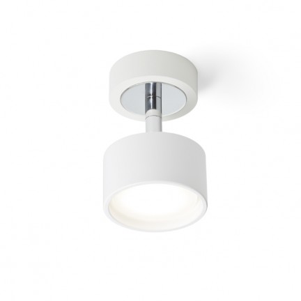 RENDL foco PIXIE inclinable blanco cromo 230V LED GX53 7W R11772 1