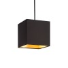 RENDL shades, shade bases, pendent sets TEMPO 15/15 shade Polycotton black/golden foil max. 28W R11812 4