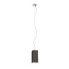 RENDL hanglamp LIZ hanglamp zwart Chroom 230V E27 28W R11827 1