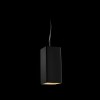 RENDL lámpara colgante LIZ colgante negro cromo 230V E27 28W R11827 2