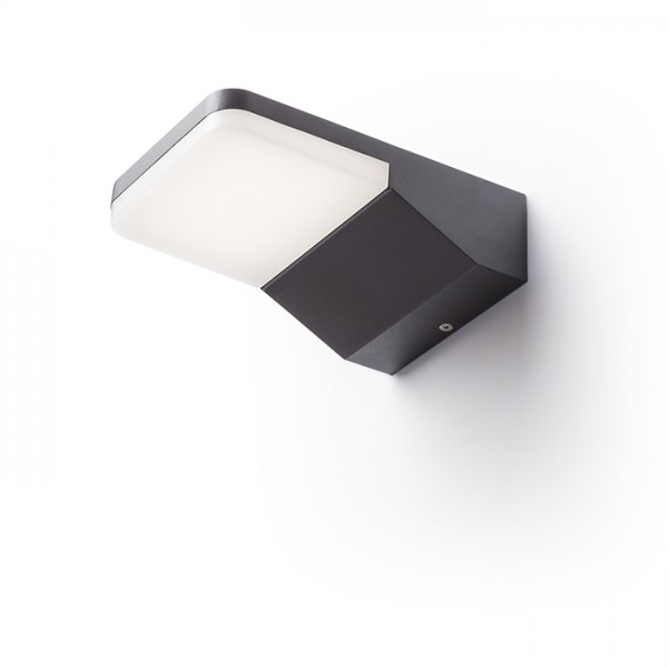 RENDL venkovní světlo VIRGO nástěnná antracitová 230V LED 9W IP65 3000K R11946 1
