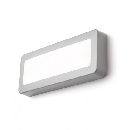RENDL venkovní světlo RENO SQ DR přisazená šedá 230V LED 5W IP65 3000K R11951 1