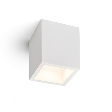 RENDL surface mounted lamp JACK SQ ceiling plaster 230V LED GU10 15W R11957 1