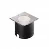 RENDL outdoor lamp RIZZ SQ 125 stainless steel 230V LED 7W 41° IP67 3000K R11962 3
