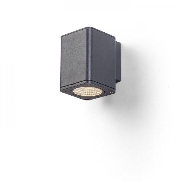 RENDL udendørslampe MIZZI SQ I væg antracitgrå 230V LED 12W 44° IP54 3000K R11964 1