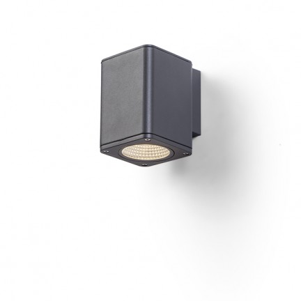 RENDL buiten lamp MIZZI SQ I wandlamp antracietgrijs 230V LED 12W 44° IP54 3000K R11964 1