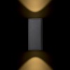 RENDL luminaria de exterior MIZZI SQ II de pared gris antracita 230V LED 2x12W 46° IP54 3000K R11965 3