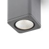 RENDL buiten lamp MIZZI SQ plafondlamp antracietgrijs 230V LED 12W 46° IP54 3000K R11966 6