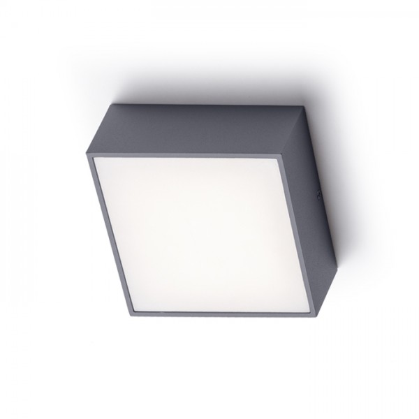 RENDL luce da esterno BONO plafoniera/applique grigio antracite 230V LED 4W IP65 3000K R11967 1