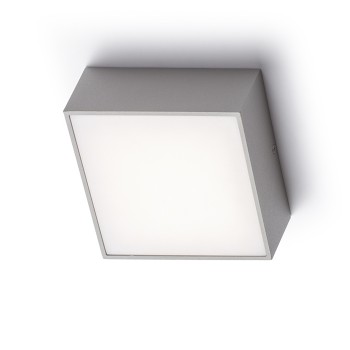RENDL venkovní světlo BONO přisazená stříbrnošedá 230V LED 4W IP65 3000K R11969 3