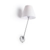 RENDL Outlet SILENCE wandlamp wit chroom 230V LED E27 15W R11975 1
