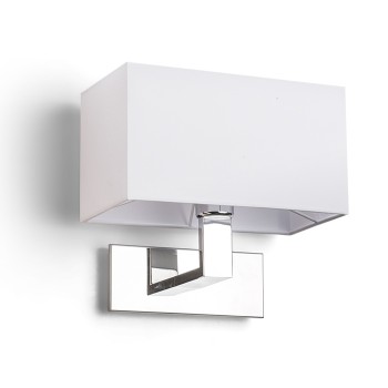 RENDL wall lamp PLAZA wall white chrome 230V E27 42W R11981 5