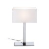 RENDL asztali lámpa PLAZA M asztali lámpa fehér króm 230V LED E27 15W R11983 4