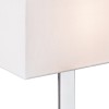 RENDL Stolna svjetiljka PLAZA M stolna bijela krom 230V LED E27 15W R11983 2